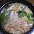 ダ〜ごはん's cooksnap of when they made 週末しょうゆちゃんこ鍋.
