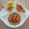 もぐたん☆☆'s cooksnap of when they made 1歳お誕生日プレート★アンパンマン.