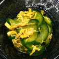 yokaiyokai's cooksnap of when they made 胡瓜とささみ★カレー風味の酢の物★.