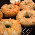 ちばと's cooksnap of when they made 青海苔ごまチーズベーグル.