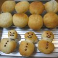 おかあちゃん。's cooksnap of when they made 甘酒仕込みのしっとり白パン＊雪ダルさん＊.