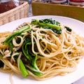 ｘｘyuzumikanｘｘ's cooksnap of when they made 春菊としいたけのパスタ.