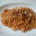 なうなうみぃ～'s cooksnap of when they made 食べラーで♡ピリ辛ガーリックトマトパスタ.