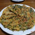 ちよえちゃん's cooksnap of when they made ニラとキムチのスタミナ*チヂミ.