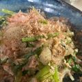 笑う門's cooksnap of when they made *かぶの葉(大根の葉)で和風ツナサラダ*.