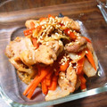 きどん's cooksnap of when they made ☆豚モモ肉のプルコギ風炒め物.