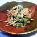 主婦１年目's cooksnap of when they made 水菜と豚肉のさっぱり炒め.