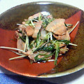 主婦１年目's cooksnap of when they made 水菜と豚肉のさっぱり炒め.