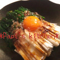 papikun's cooksnap of when they made ◎長芋とほうれん草の黄味和え◎.