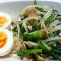 けろみちゃん's cooksnap of when they made 豚肉と春菊の黒糖炒め.