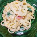 鬼嫁ちーちゃん's cooksnap of when they made 簡単☆豆乳カルボナーラ.