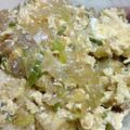 健康のママ's cooksnap of when they made 残り物の唐揚げで✿親子丼✿.