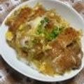 haruiroもも's cooksnap of when they made カツ丼.