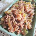 ayureo's cooksnap of when they made スイカの皮と豚肉＆豆腐のにんにく醤油炒め.