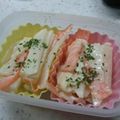 JZX729's cooksnap of when they made にんじんと大根の☆セサミ味噌マヨサンド.