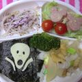 るらちゃん's cooksnap of when they made パパ用キャラ弁『ムンクさん』.