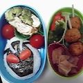 まめはなちび's cooksnap of when they made お弁当に！仮面ライダーフォーゼのおにぎり.