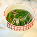さとみわ's cooksnap of when they made 簡単★もやしの中華スープ.