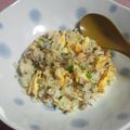 ＴＯＭＯＷＡＴ's cooksnap of when they made そぼろチャーハン.