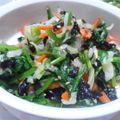monchanママ's cooksnap of when they made ほうれんそう・キャベツ・にんじんの磯和え.