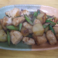 かりふく's cooksnap of when they made 鶏とアスパラとポテトのあっさり中華炒め.