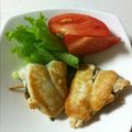 nanalittle's cooksnap of when they made 鶏ササミの梅肉サンド.