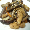 りっこるん's cooksnap of when they made 芋がらの煮物(^^♪治部煮風.