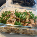 hama♪♪♪'s cooksnap of when they made たっぷりきのこと豚肉のポン酢おろし和え.