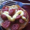 Mikanlover's cooksnap of when they made 簡単 ウィンナートースト.