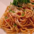 ＫＩＸ's cooksnap of when they made トマトソースを使いまわし♪トマトパスタ.