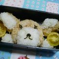 yukanosuke's cooksnap of when they made ミルクちゃん弁当☆キャラ弁♪.