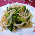 くみちょん's cooksnap of when they made 家計のお助け♪もやしとニラのナムル.
