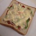 龍青空ママ's cooksnap of when they made 超簡単！ずぼら～なピーマントースト.