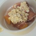 chicua's cooksnap of when they made 柿のカッテージチーズ和え＆生ハム巻き.