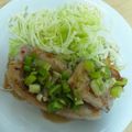 ☆ココマリ☆'s cooksnap of when they made ポークソテー　＊さっぱり香味ソース＊.