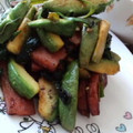 FHaM's cooksnap of when they made アボカドとスパムとほうれん草の炒め物.