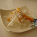 tamagomiki's cooksnap of when they made ダイコンと柿のサラダ　ワサビドレッシング.