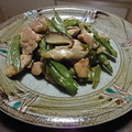 あとからあとから's cooksnap of when they made (´（●●）｀)豚肉といんげんの炒め物　.
