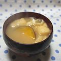yamita's cooksnap of when they made ＊ほくほく甘い♡薩摩芋のお味噌汁＊.