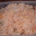 toshiebaba's cooksnap of when they made 鮭ときのこのチーズ入り味噌炊き込みご飯.