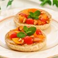 さとみわ's cooksnap of when they made 柿とトマトのトースト.