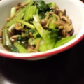 サトモユリア's cooksnap of when they made ほうれん草としめじのバター醤油炒め.
