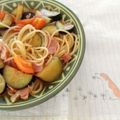 pitachan1's cooksnap of when they made 簡単なのにうまっ♪なすトマトパスタ.