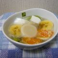 そらてんママ's cooksnap of when they made サイダーで爽やか♪胡麻白玉とフルーツ.
