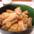 ちーかす's cooksnap of when they made 鶏手羽 ごぼう.