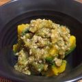 kendemi's cooksnap of when they made かぼちゃnoひき肉あんかけ♬.