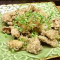 ちべターリー's cooksnap of when they made おうち居酒屋♪〜鶏皮の唐揚・おろしポン酢.