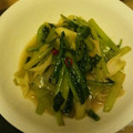 よしまる1223's cooksnap of when they made 小松菜とネギのピリ辛炒め.