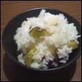 麻's cooksnap of when they made 余った餅で☆さつまいもおこわ☆.