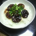 ゅん汰☆'s cooksnap of when they made なす❀甘辛とろろ丼♡.
